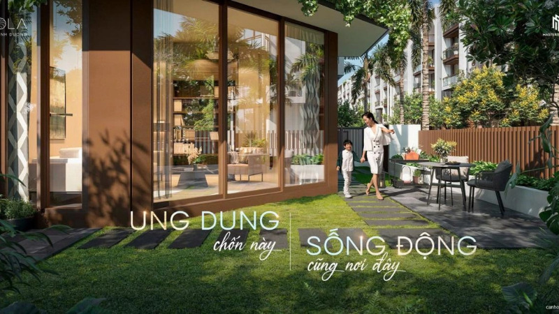 Layout mặt bằng biệt thự vườn sola