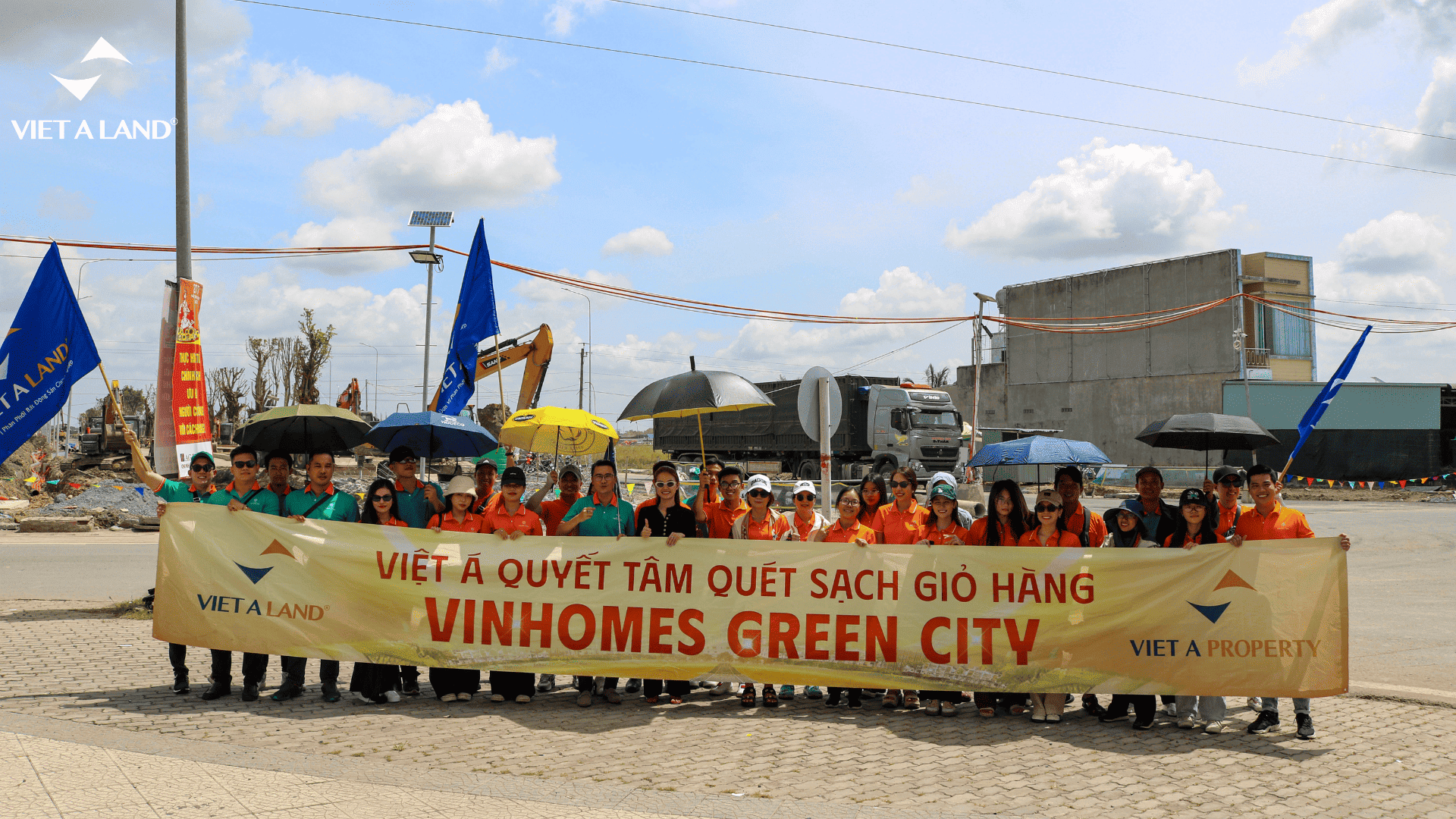 Đội ngũ Việt Á tại sitetour Dự án