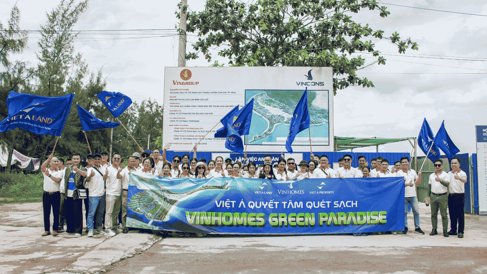 Việt Á Land check-in tại Vinhomes Cần Giờ