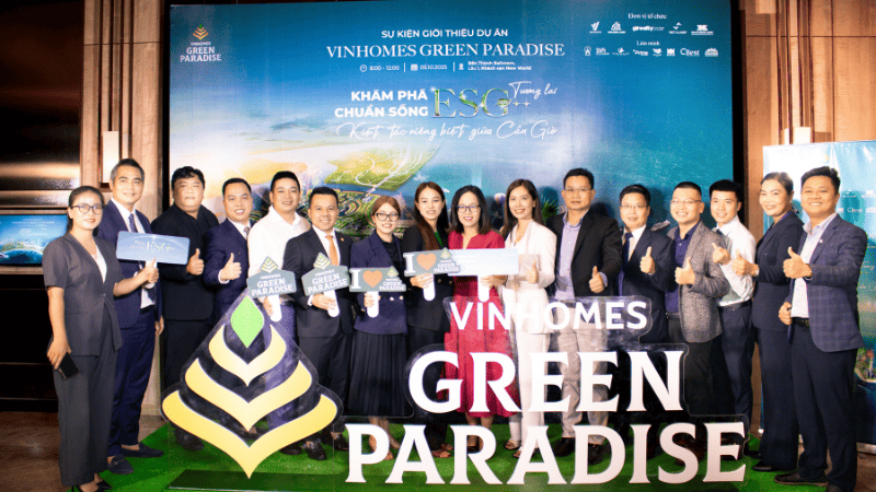 Việt Á Land check-in tại sự kiện Vinhomes Green Paradise Việt Á Land check-in tại sự kiện Vinhomes Green Paradise