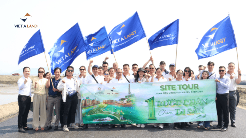 Việt Á Land tham quan sitetour Vinhomes Green Paradise - Cần Giờ
