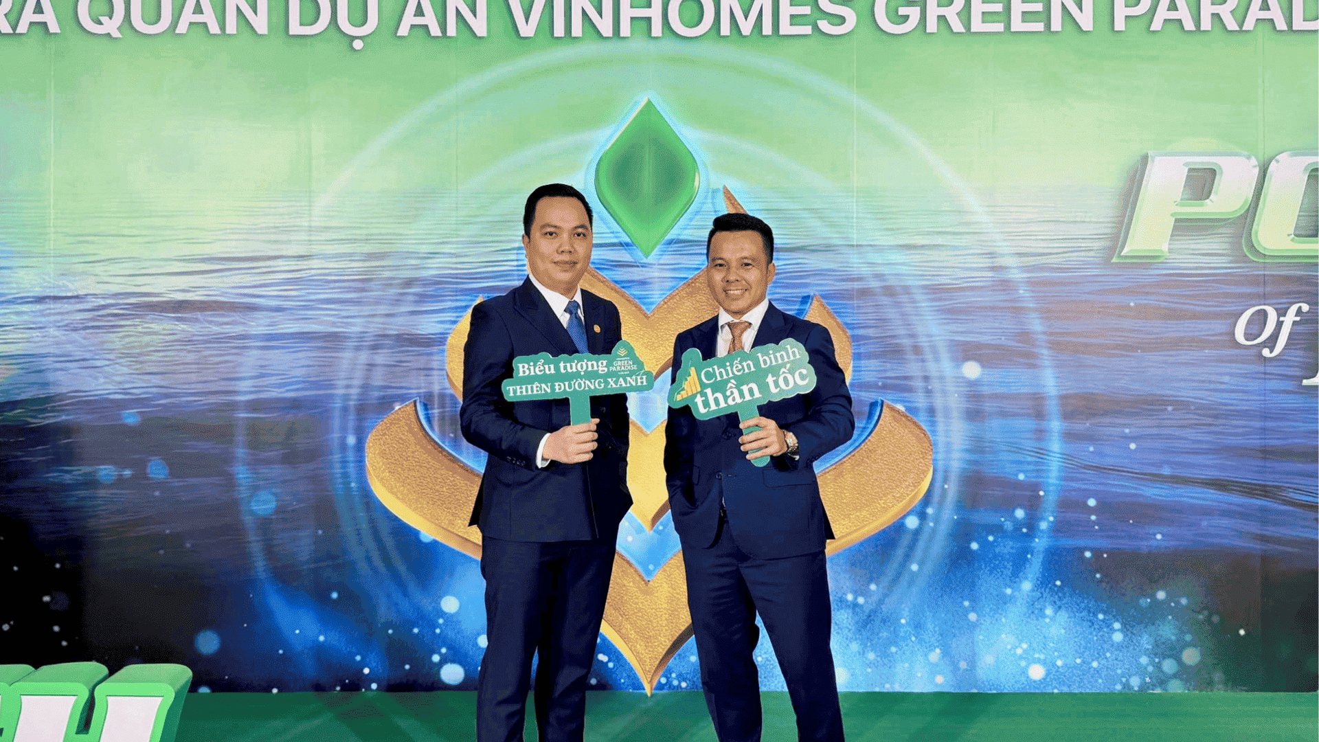 Việt Á Land check-in sự kiện Kick-off Vinhomes Green Paradise