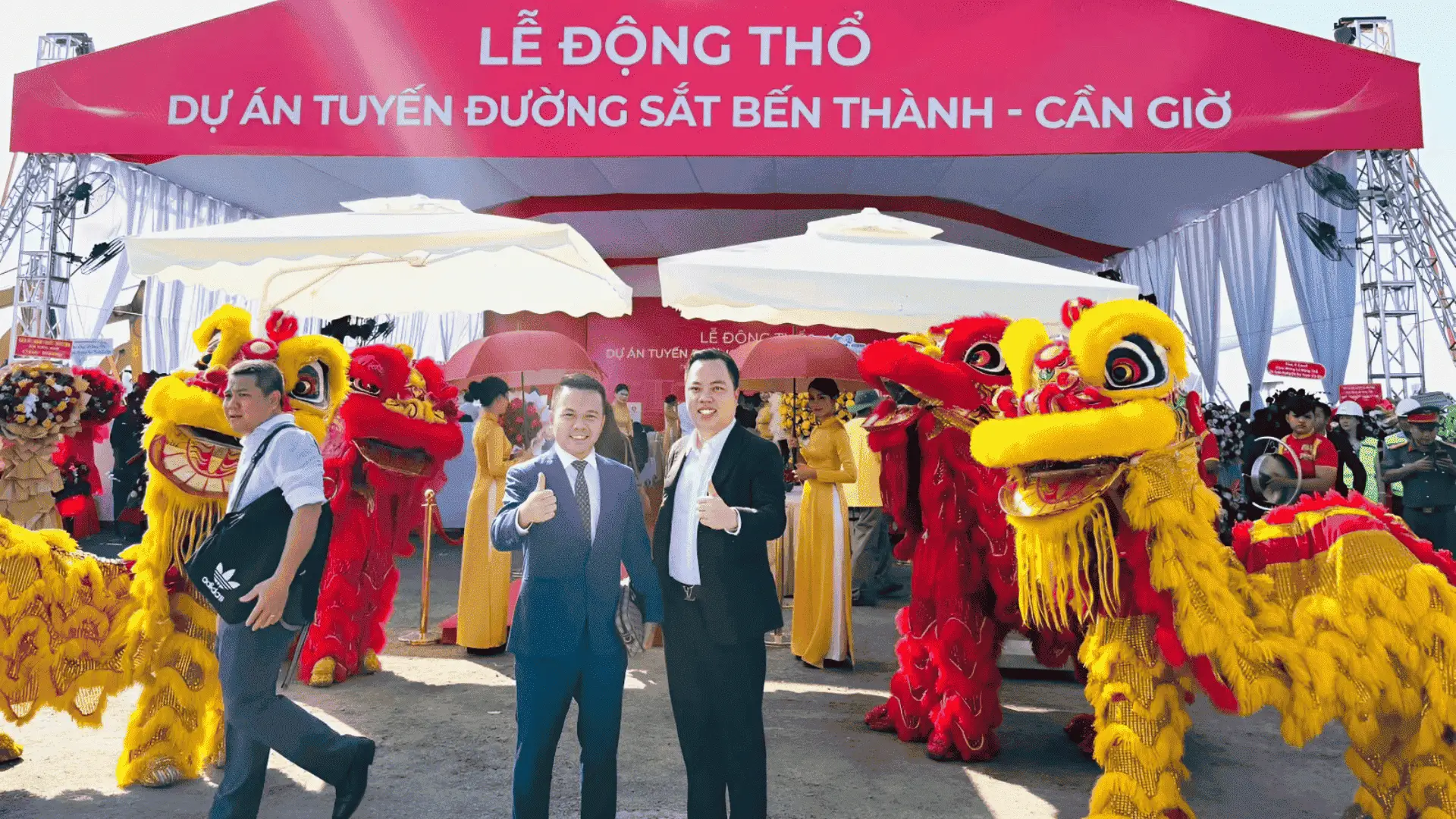 Ban Lãnh Đạo Việt Á tham dự lễ động thổ tuyến đường sắt Bến Thành - Cần Giờ