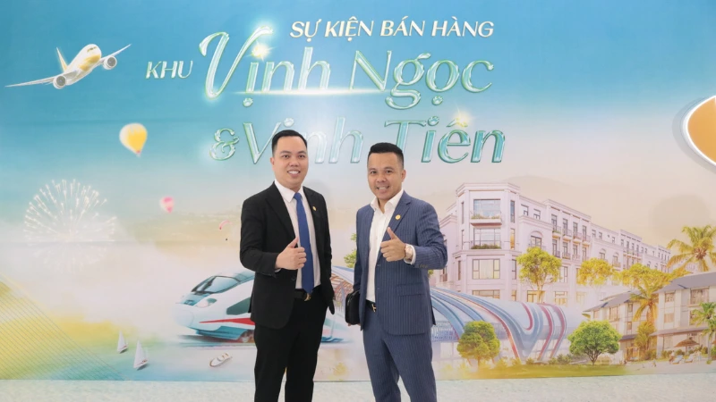 Việt Á Land check-in tại sự kiện Vinhomes Green Paradise Cần Giờ